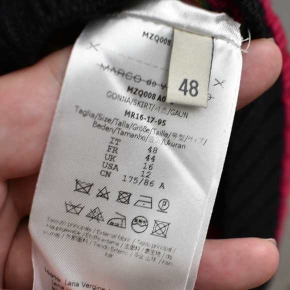 MARCO DE VINCENZO Knit Ribbed Stripe Skirt - Picture 11 of 13